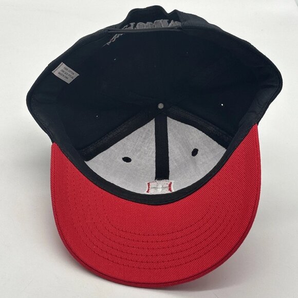 Victorinox Black Red Logo Embroidered Baseball Hat SnapBack Adjustable Cap - Picture 8 of 9